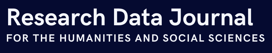 Research Data Journal for the Humanities and Social Sciences